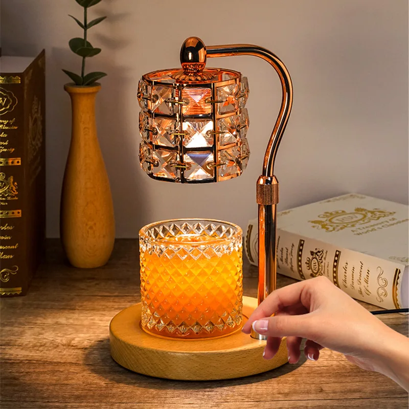 Aromatherapy Wax Melting Drops Retro Fragrance Table Ins Electric Candle Warmer Melting Lamp for Jar Candle
