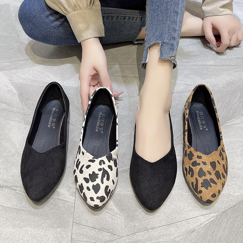 High Quality Comfortable Rubber Sole Sexy Women Pointed Toe Bow Flat Shoes For Ladies