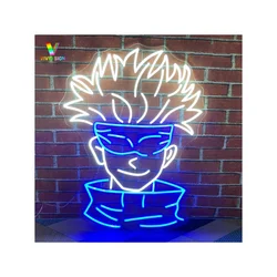 Wholesale led lighting custom flexible neon lamp acrylic open caractor led light with bedroom