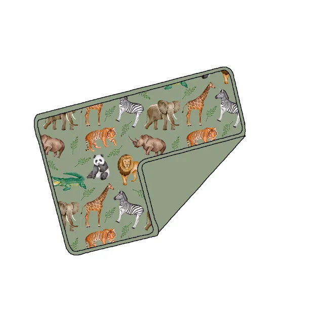 cute animal printing baby boutique products free crochet baby blanket pattern