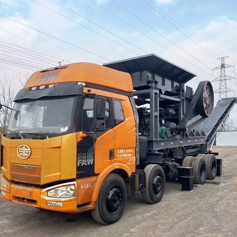 Hote Sale Diesel Engine Electric Motor Jaw Crusher Machine Pe 250x1000 Mobile Jaw Crusher