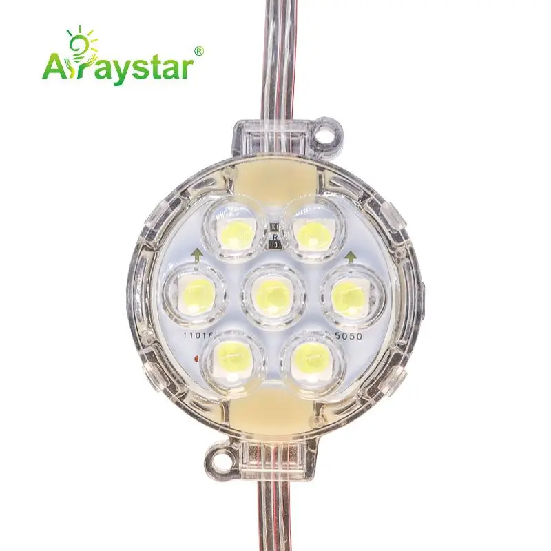 Wholesale 1W 40mm diameter waterproof LED point light source DMX512 pixel RGB LED point light for outdoor facade decoration