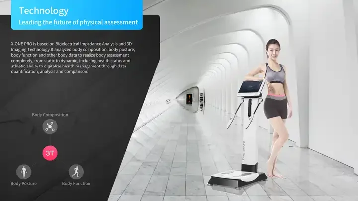 X-ONE  multifrequency professional bioimpedance body composition analyzer Body Analysis Machine