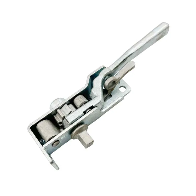 Truck Parts Galvanized Mild Steel Hot Dip Galvanized Ratchet Security Buckle  Thiried Squared Right Side Curtain Tensioner