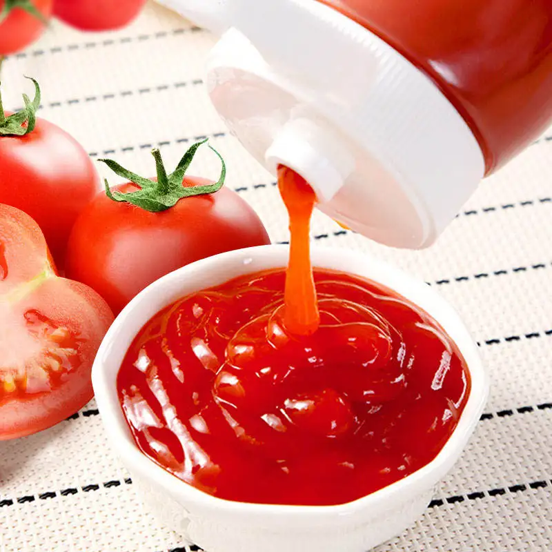 plastic squeeze bottles Halal Standard turkey Tomato Ketchup Wholesale OEM Brand 320g tomato paste