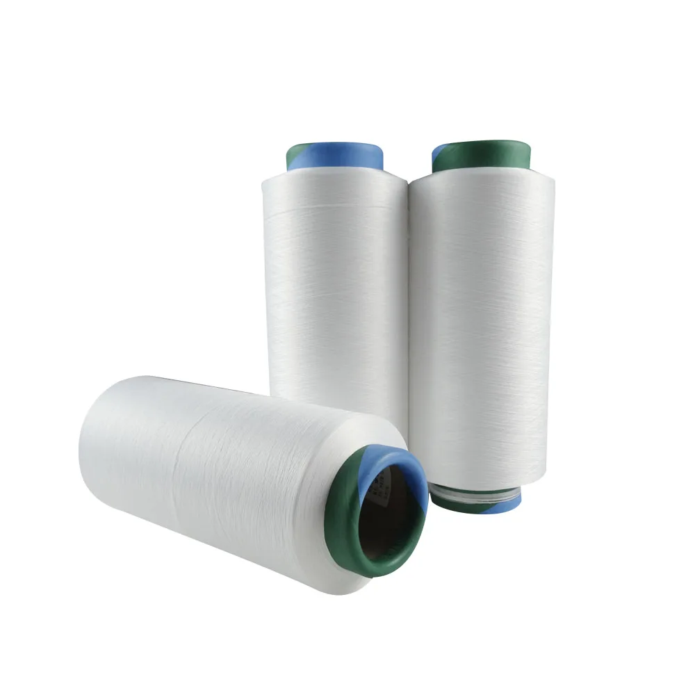 100% Nylon 6 DTY 70/24/2 Twist Yarn High Tenacity Raw White Polyamide DTY Yarn for Knitting Weaving for Socks