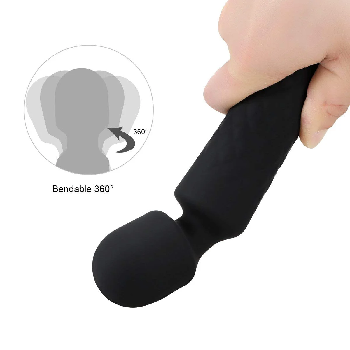 Wholesale 20 Modes Powerful Vibrators Rechargeable Massager G Spot Sex Toys AV Wand Vibrator