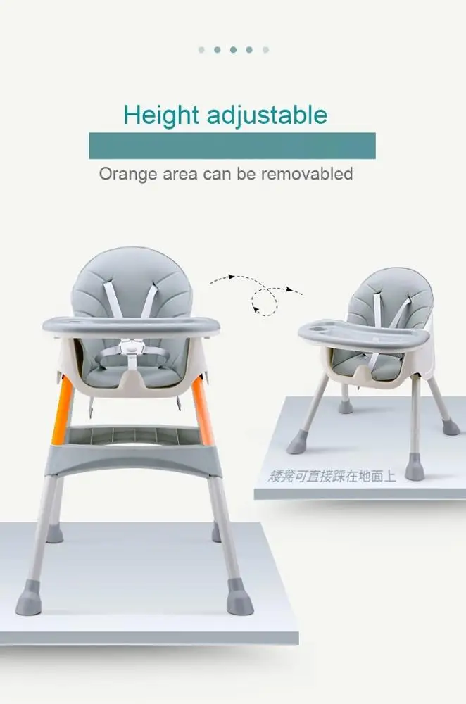 Height Adjustable Multifunction Baby Dining Chair Baby High Chair  baby feeding for sale