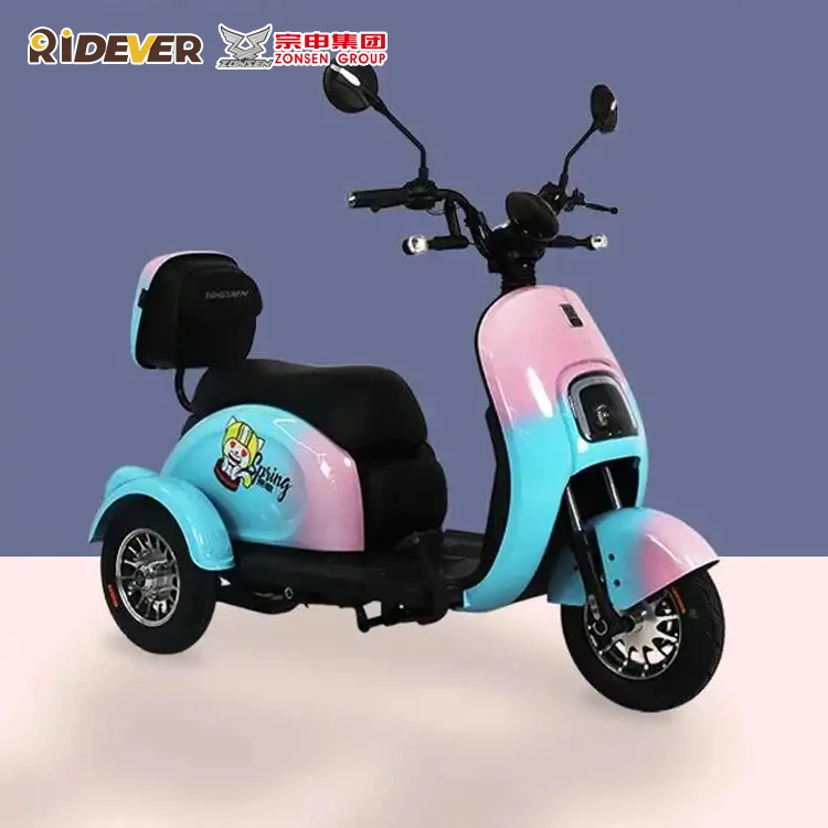 Convenient Passenger City Use 48 60V 650W Xuanfeng Home Zongshen Light Electric Tricycle Energetic
