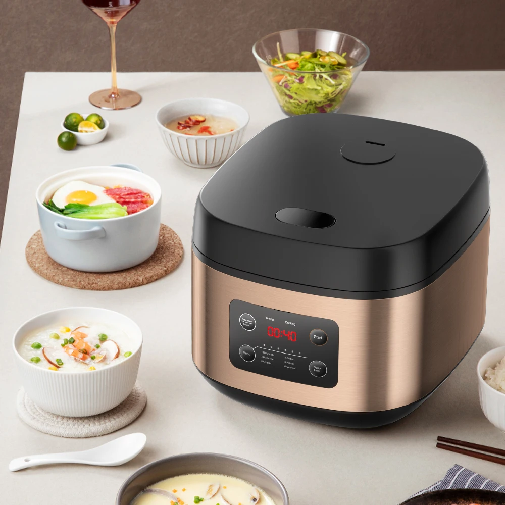 Newly Design Multi-functional Fast Medium 4L 5L Family Size Electric Rice Cooker