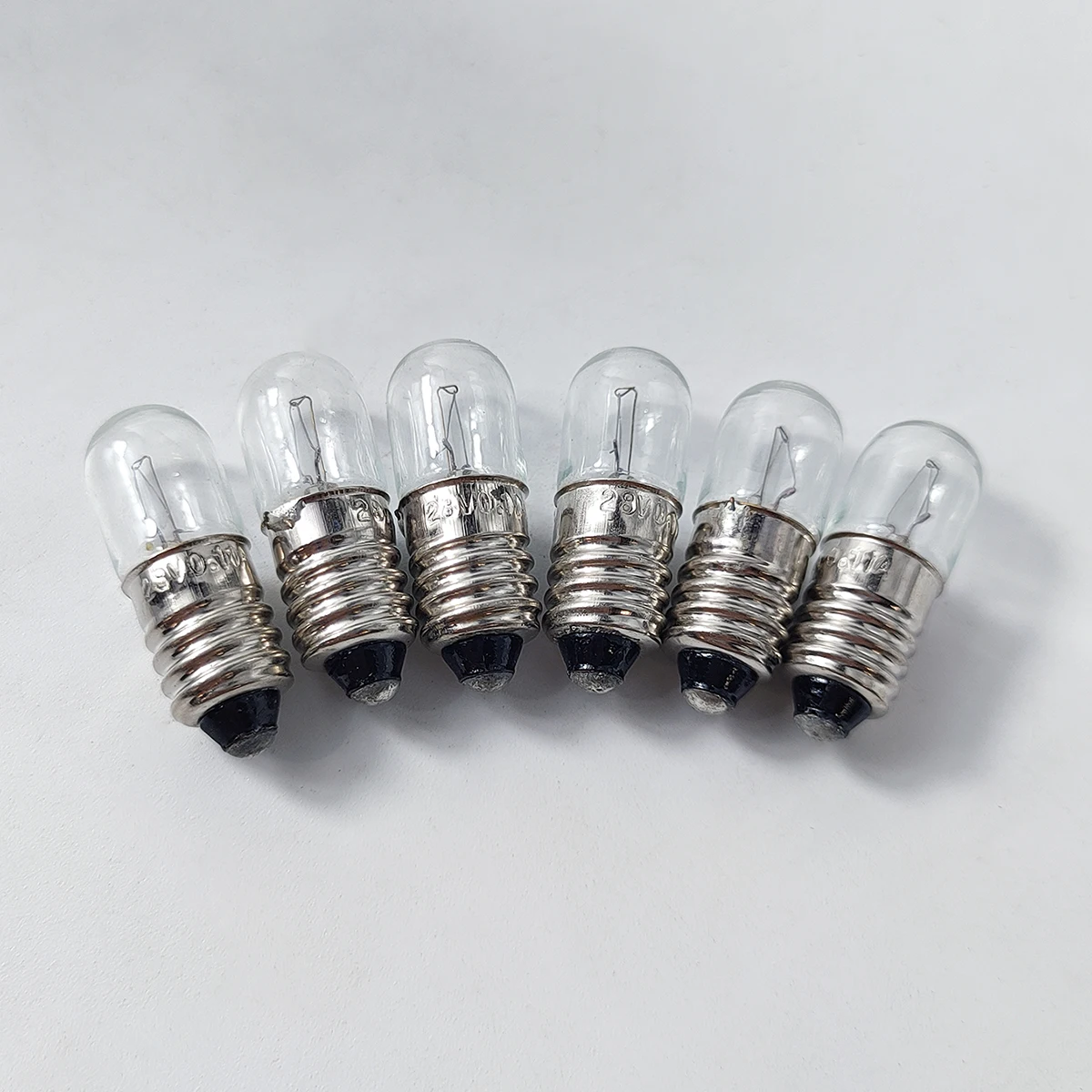 IMPA 790506 Screw Base Clear Tubular Pilot Lamp E-10