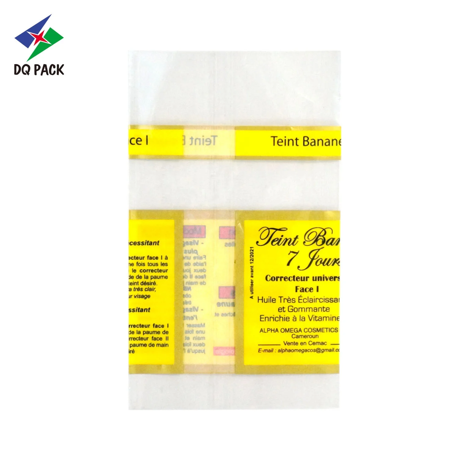 DQ PACK Custom Printed PVC POF PETG Shrink Film Plastic Heat Shrink Wrap Label  for Beverage Can Bottles