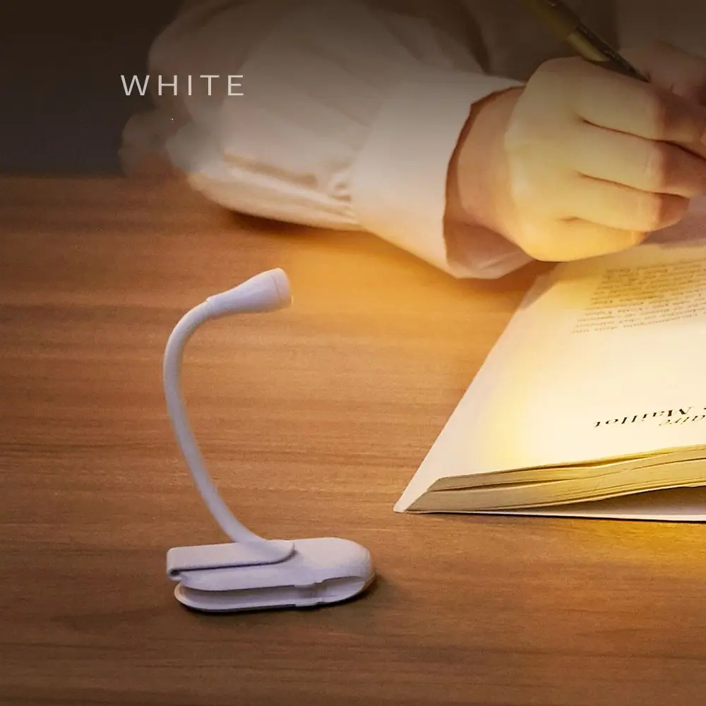 Pocket Book Clip Light Reading Light USB Charging Dimming Student Dormitory Eye Protection Reading Table Lamp