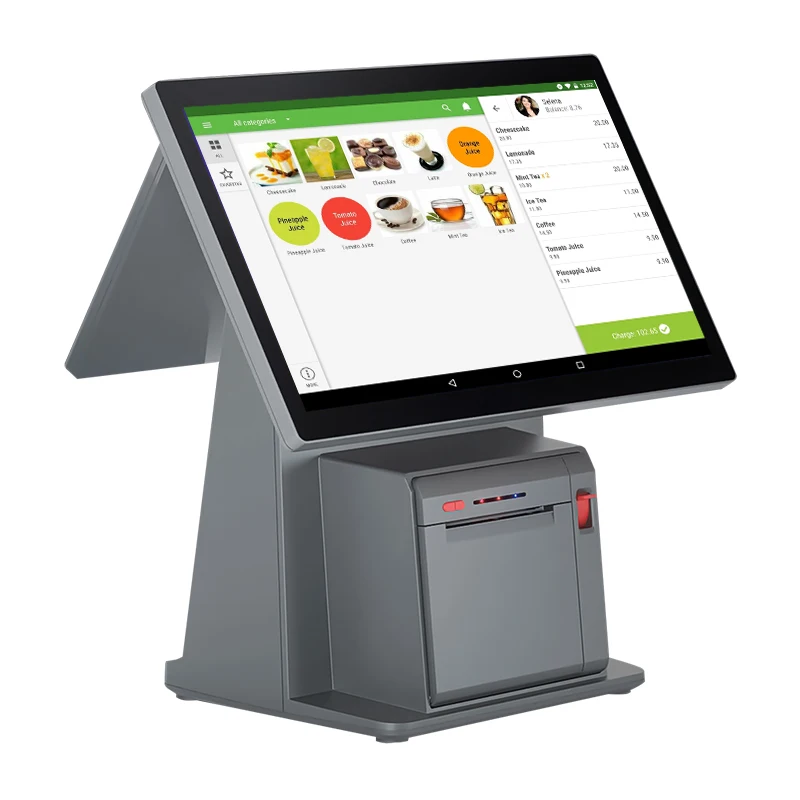 FYJ-F2 14' Windows 10 Touch Pos Cashier Machine POS Terminal Cash Register All In One Billing Restaurant Retail POS Systems