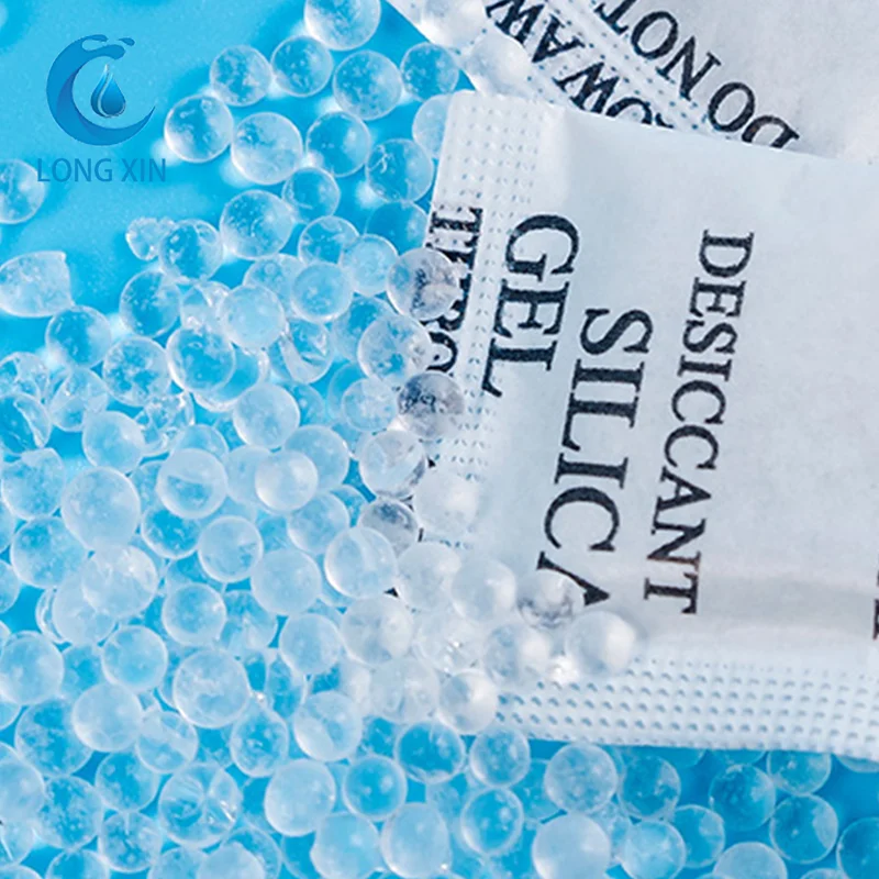 Blue White Orange Color Silica Gel Desiccant Moisture Adsorption Silica Gel
