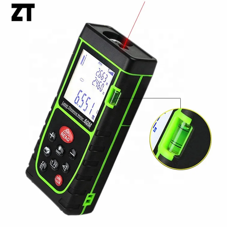 
100m laser distance diastimeter with spirit bubble 