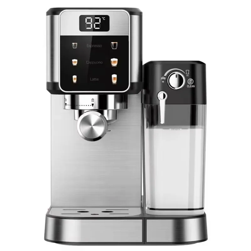 Espresso Coffee Machine Built-In Automatic Milk Frother 20 Bar Espresso & Cappuccino & Latte Maker with Removeable Water Tank