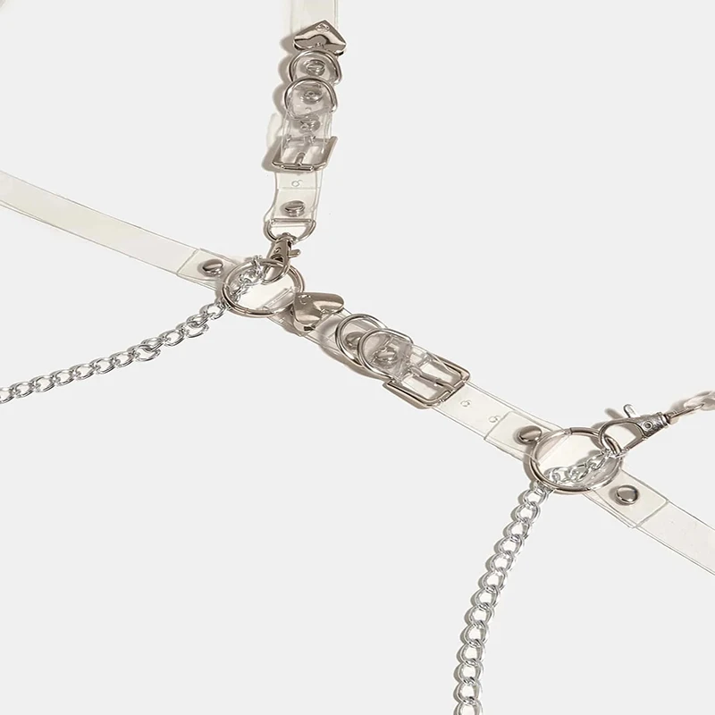 Модный пластиковый прозрачный ремень из ПВХ, мягкие прозрачные ремни, женский ремень из ПВХ, ремни с боковой цепью