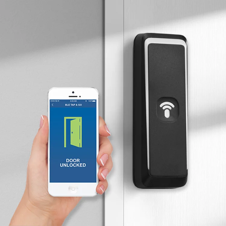 OEM Wiegand RFID QR code access control keypad reader RS485 OSDP NFC BLE cell phone APP reader