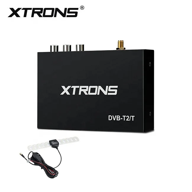 XTRONS FV015DE Car DVB T DVB T2 freeview digital tv receiver box support H.265 HEVC standard
