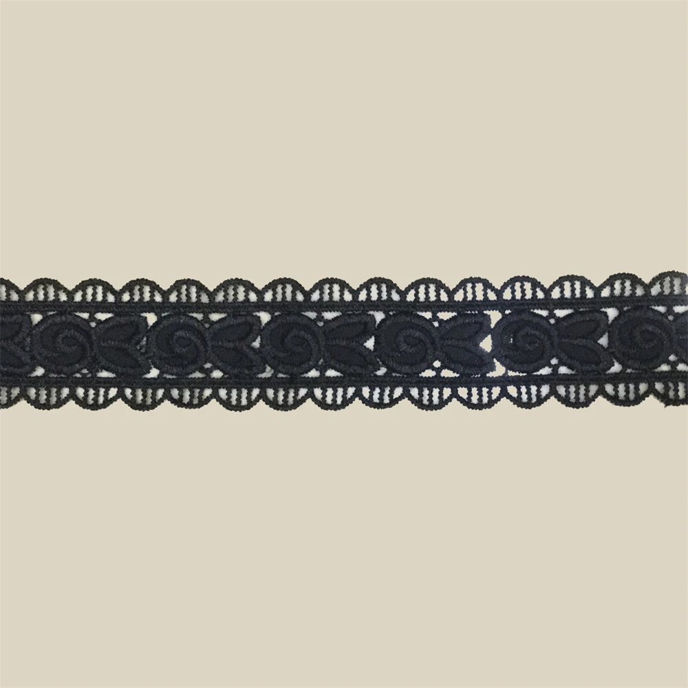 Fashion design Custom made embroidery lace water soluble French lace knit lace trim just a trim for Dresses/Bag/Hair accessories