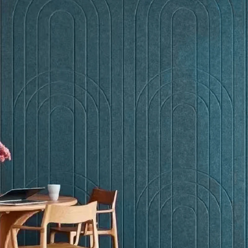 PET polyester sound wall acoustic wall panels sound absorbing Eco-friendly materials are recyclable