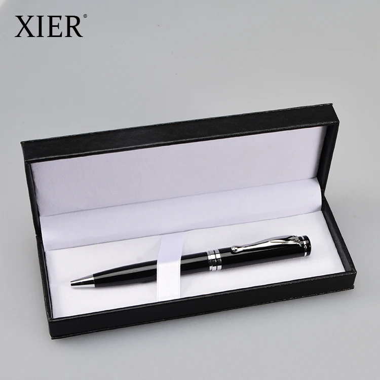 Wholesale Design Novel Business Gift Metal Ballpoint Pen Set With PU Box Custom Logo Luxury Hot Sale Pen Set For Men