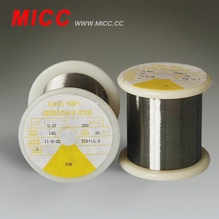 MICC Top Quality Thermocouple Alloy Wire Type E thermocouple bare wire with bright or oxidized surface
