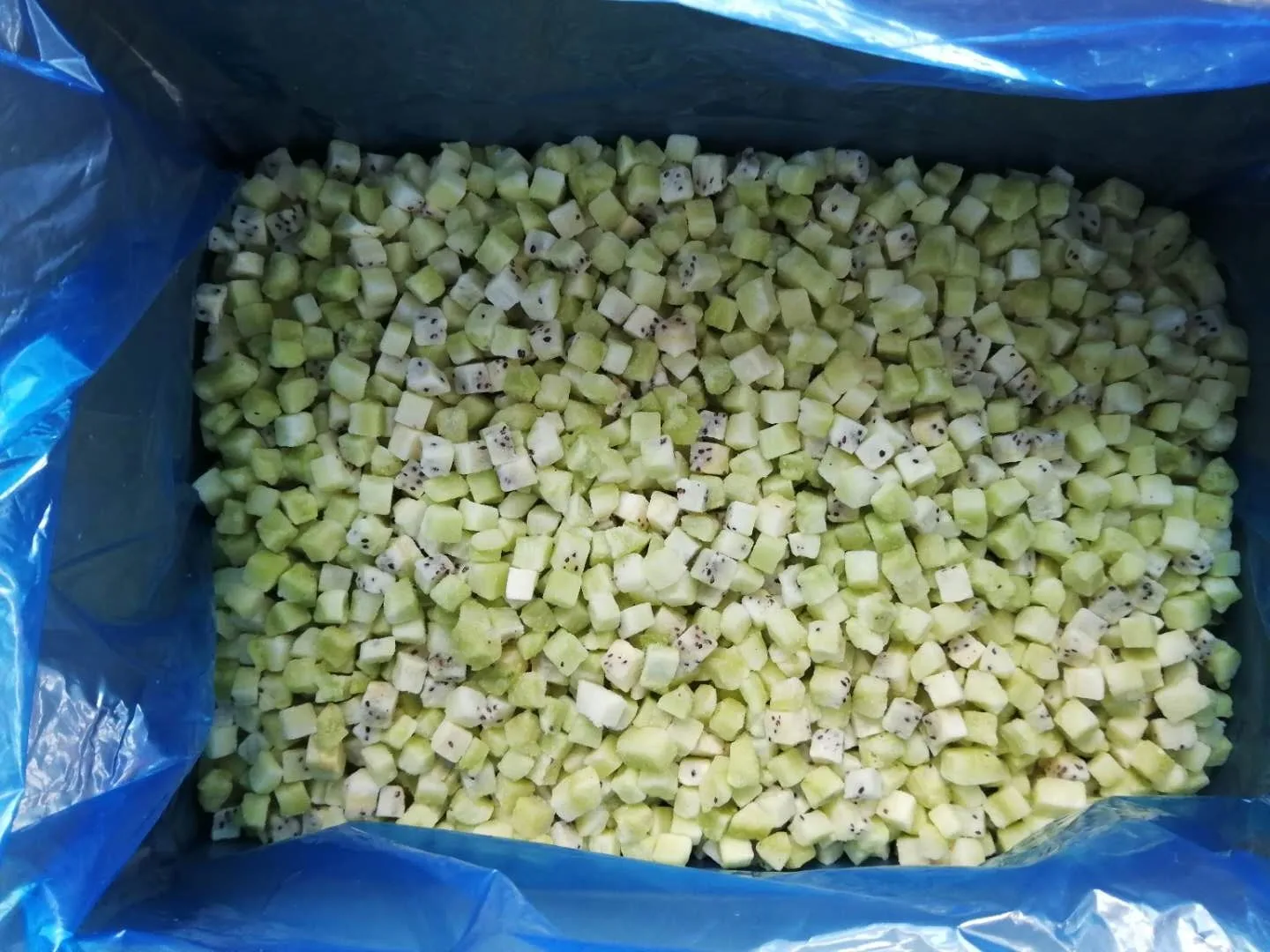 cheapest IQF fresh Frozen diced kiwi dice slice cubes whole diced kiwi 10x10mm frozen fruits berries frozen vegetables cu