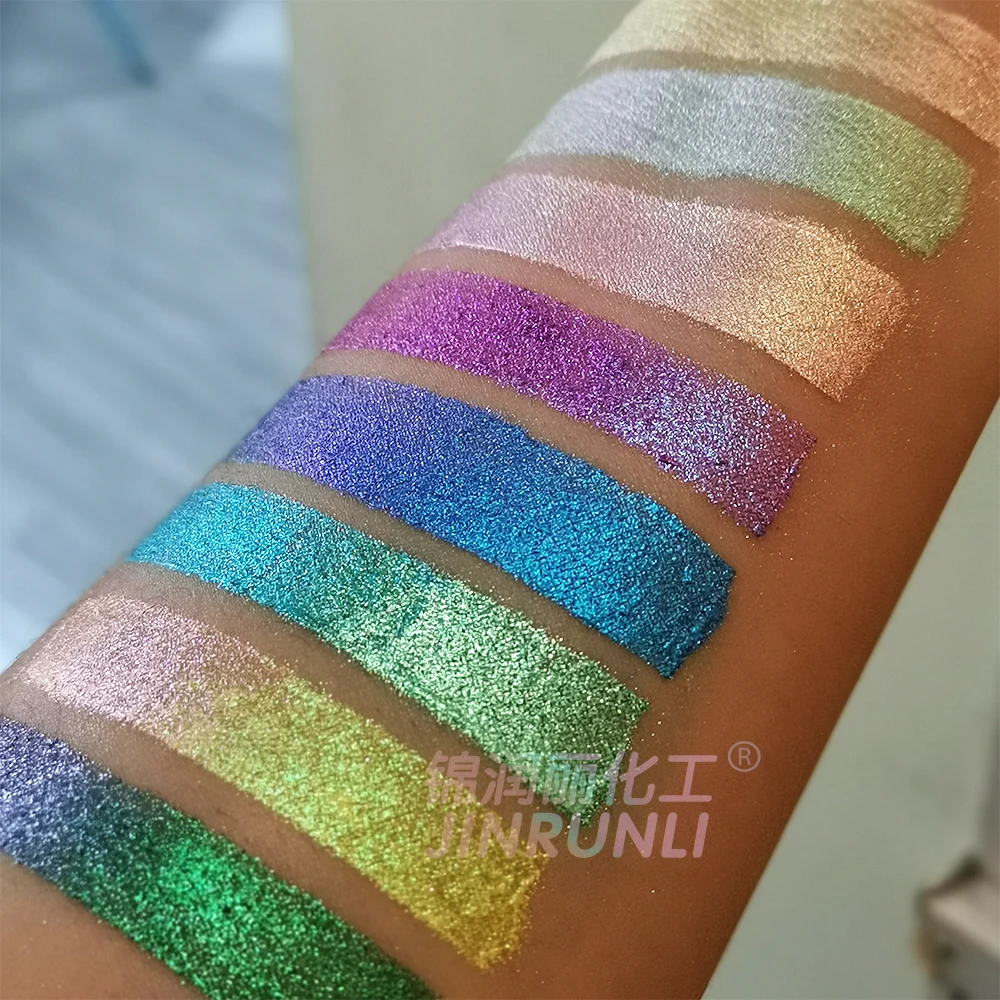 duo chrome loose eyeshadow pigments Private label Color changing mica powder