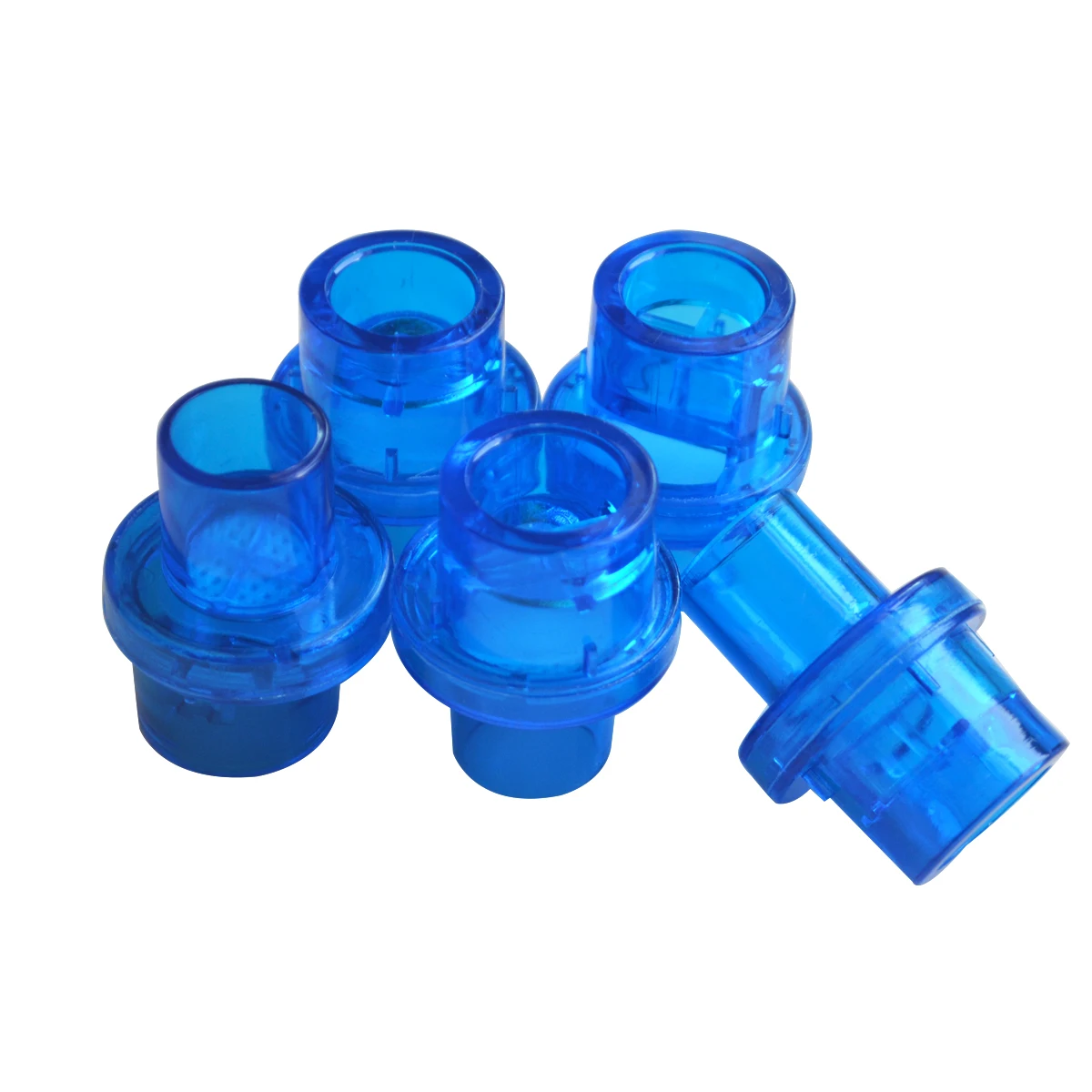Pocket CPR Oxygen Inlet Accessories Mouthpiece For CPR Resuscitator Mask mouthpiece for CPR One-way Valve AED training