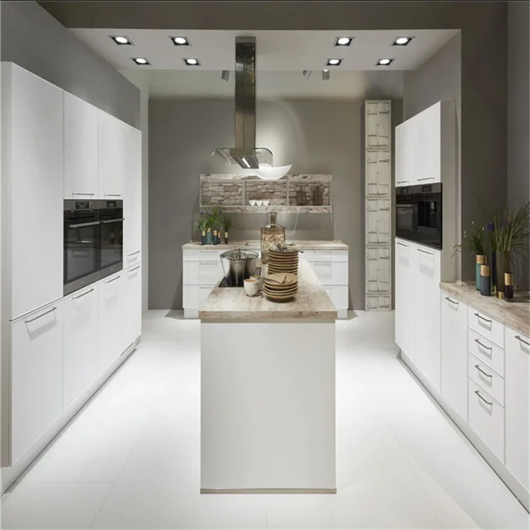 Ace Kitchen Cabinet Accessories Modern Designs Complete Sets Kitchen Cabinet Modern L-Shape Lacquer Kitchen Cabinets Sample