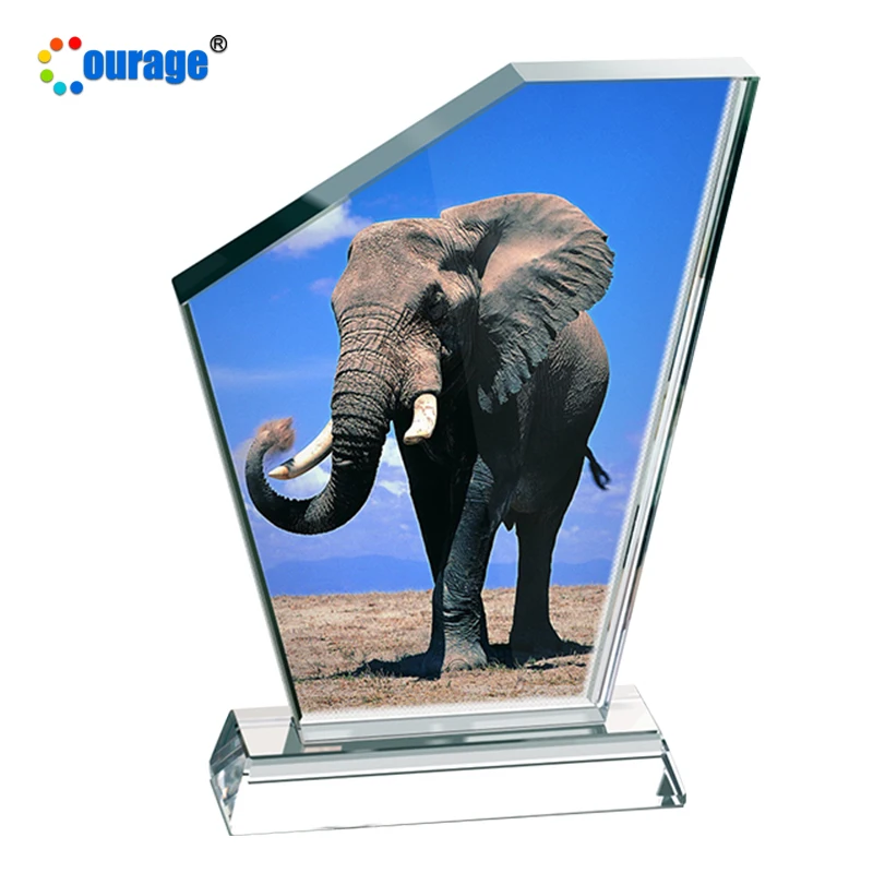 BSJ-11 Sublimation Crystal Glass Photo Frame for School Awarding