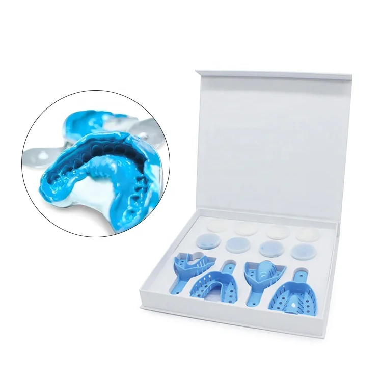 Dental Impression Material Putty Molding Kit Clinic Use Silicone Putty Dental Impression Trays Kit