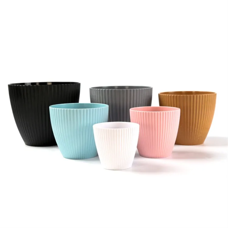 Logo Creative Colorful Resin Mini Succulent Plant Flower Pot Home Garden Decoration Colorful Durable Resin Plant Flower Pot