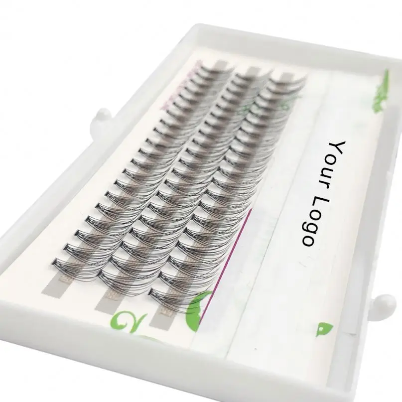 
Customized High Quality Individual Volume Eyelashes Wholesale 10d Russian Volume Lashes With Custom 