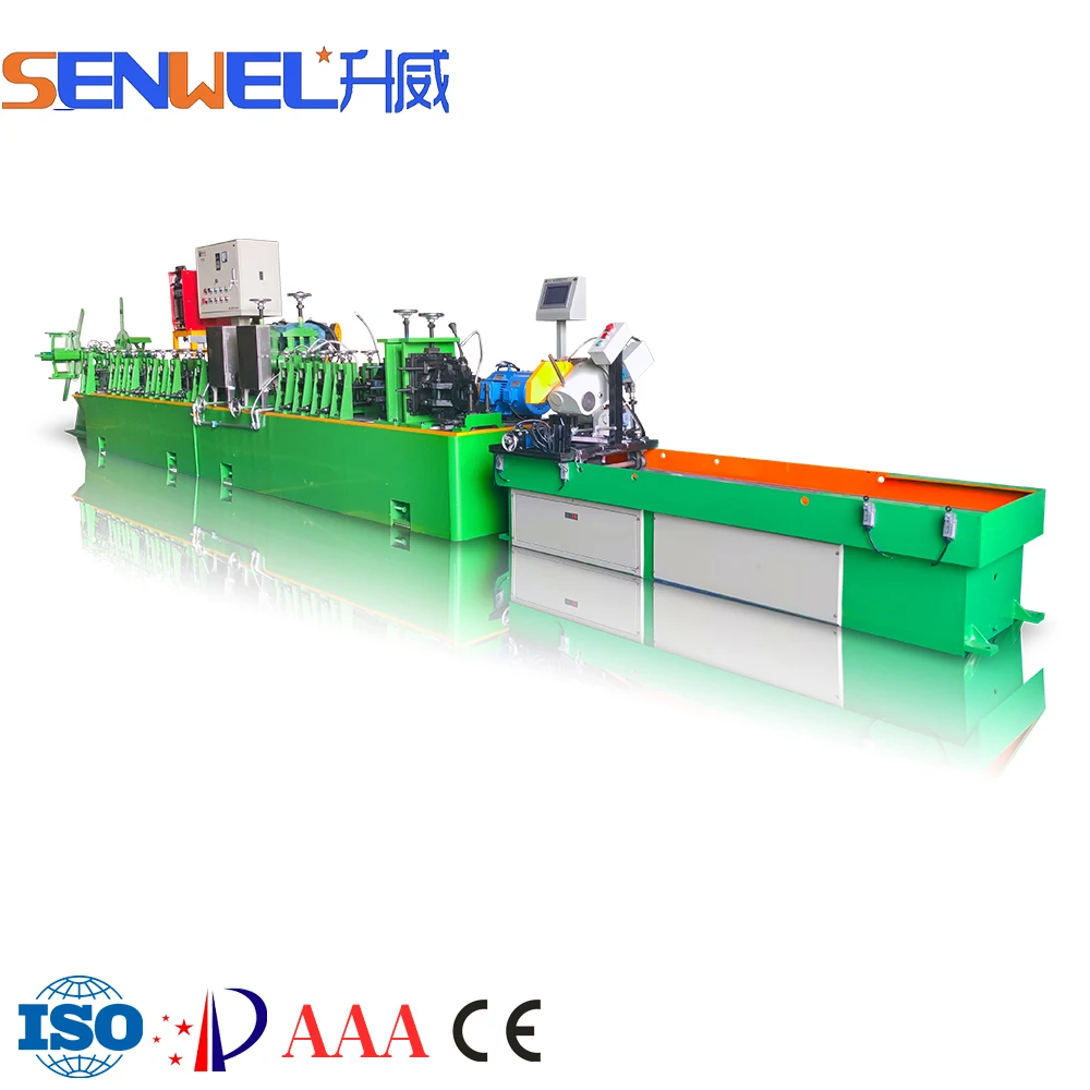 SENWEL Anti theft net pipe production line Steel Pipe Making Machine Manufacturers Factory Price Tube Mill