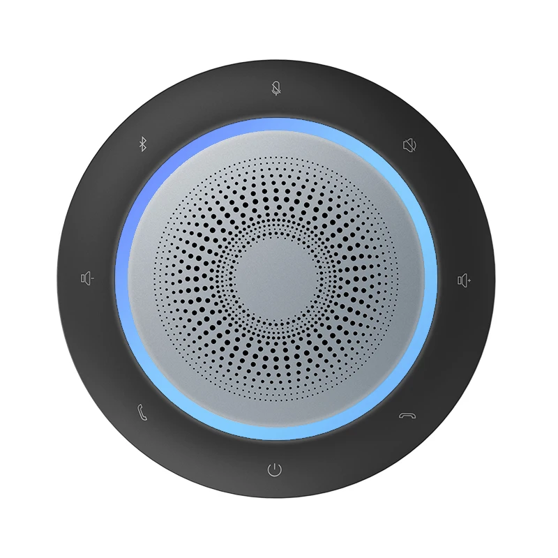 Portable multipoint omnidirectional mic wireless mobile phone call usb microphone video conference speaker speakerphone