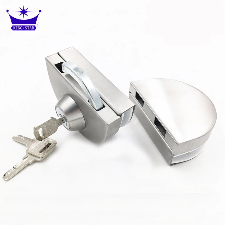 Центральные дверные замки, двойная боковая ручка, раздвижной стеклянный дверной замок с ключами