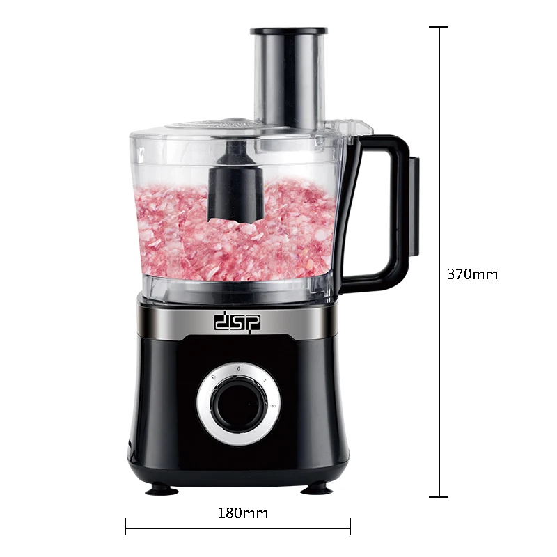 DSP Food Processor 4 in 1 800W SS Blade household Kitchen electric multifunctional Meat Food Chopper Cutter Meat grinder