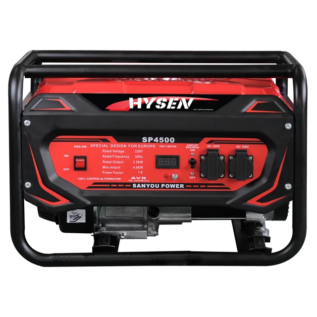 Promotional Gasoline Engine Automatic Car Wash Inverter permanent magnet 7hp Machine 3.5KW 4KW Gasoline Engine Generator