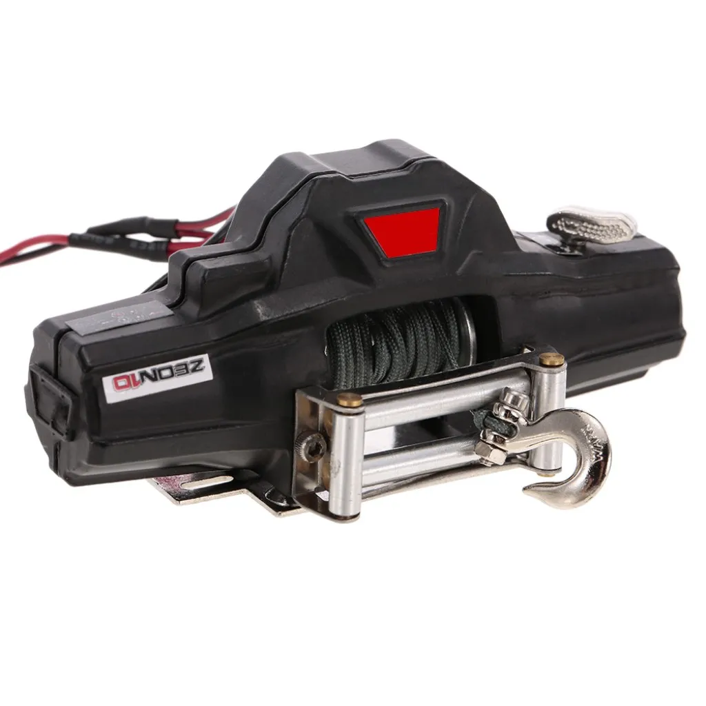 RC Dual Motors Automatic Winch Wireless Remote Controller System for 1:10 RC Crawler Car Axial SCX10 90046 TRX4 TRX6