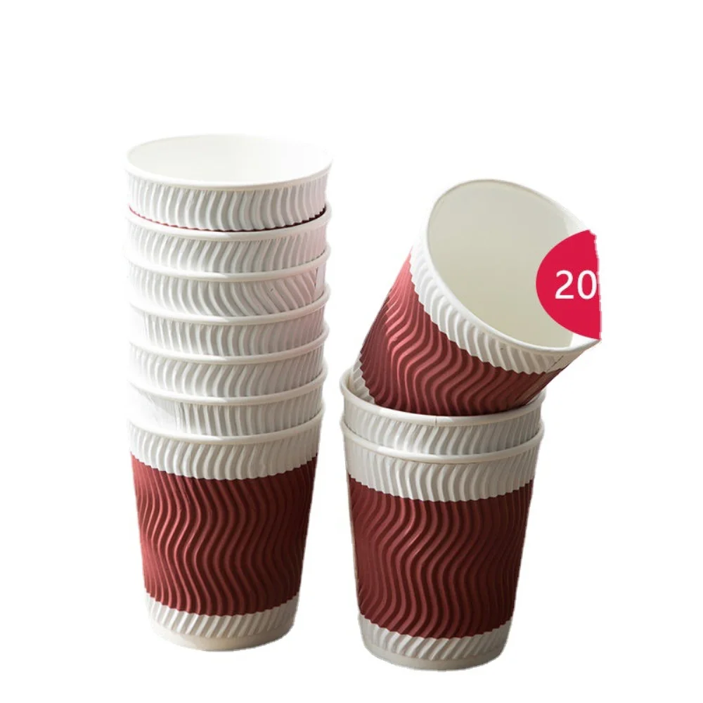 Factory hot sale eco friendly disposable paper coffee cups takeaway paper cups for hot drinks