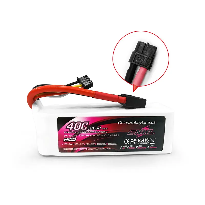 cnhl 2200mah 3s 11.1v 40c lipo battery  with  XT60 plug
