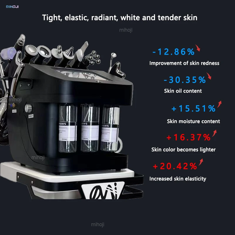 10 in  1 hydro machine co2 bio rf oxygen spray hydro dermabrasion machine cleaner facial microdermabrasion machine