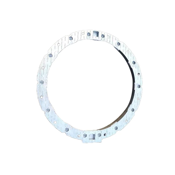 
die casting aluminum large butterfly valve fitting body flange Processing and customization 