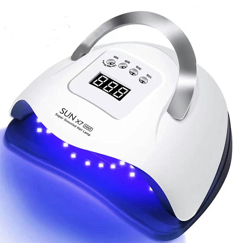 Portable Lampara Unas Nail Dryer Pink Wireless UV LED Lamp Gel Polish Set Blueque 180W fun Pro 57 Beads LED Machine Gel Dryer