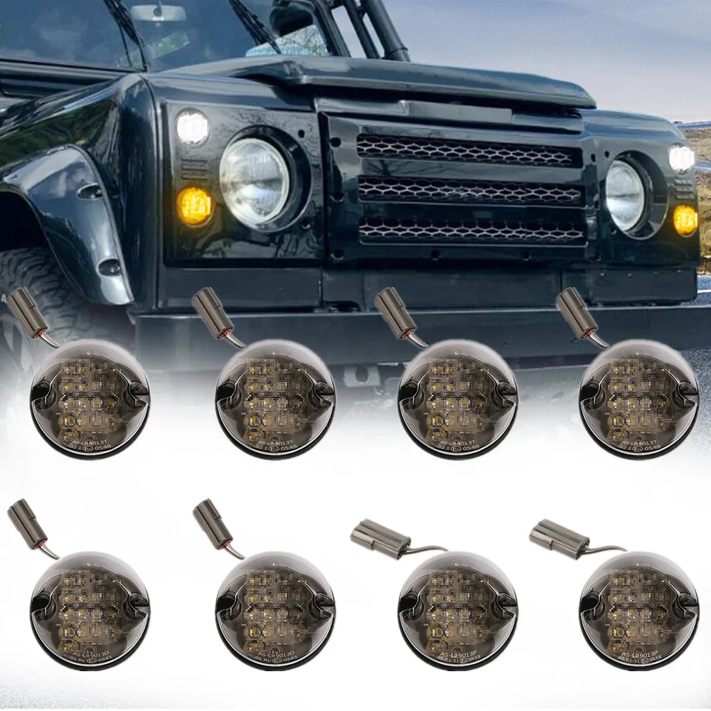 Led turn signal auto light kit For Land Rover Defender 1990-2016 Car Rear Stop Tail lights front DRL Turn light