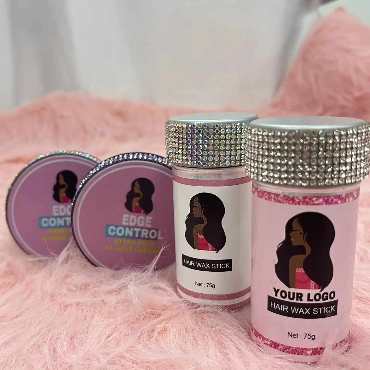 Private Label Strong Hold edge control 4c hair Wholesale Hair Styling Products Edge Control