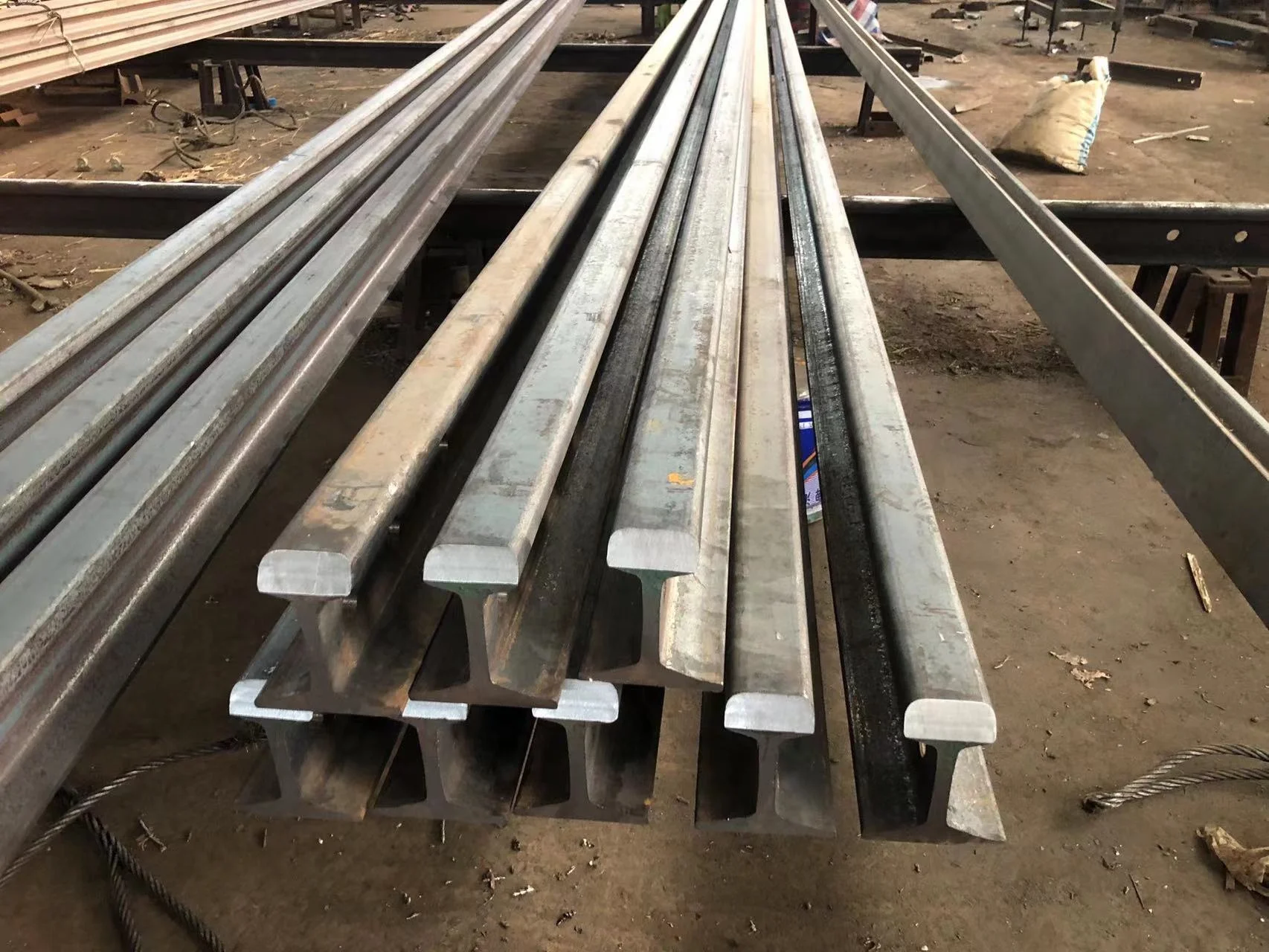 GB43kg Heavy Rail Steel P43 With Good Quality and U71mn Material